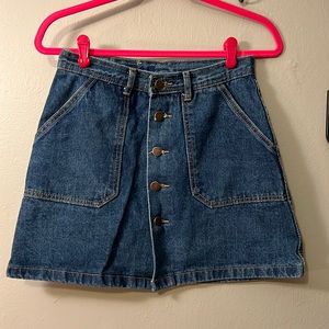 A-line Jean Skirt - Size S